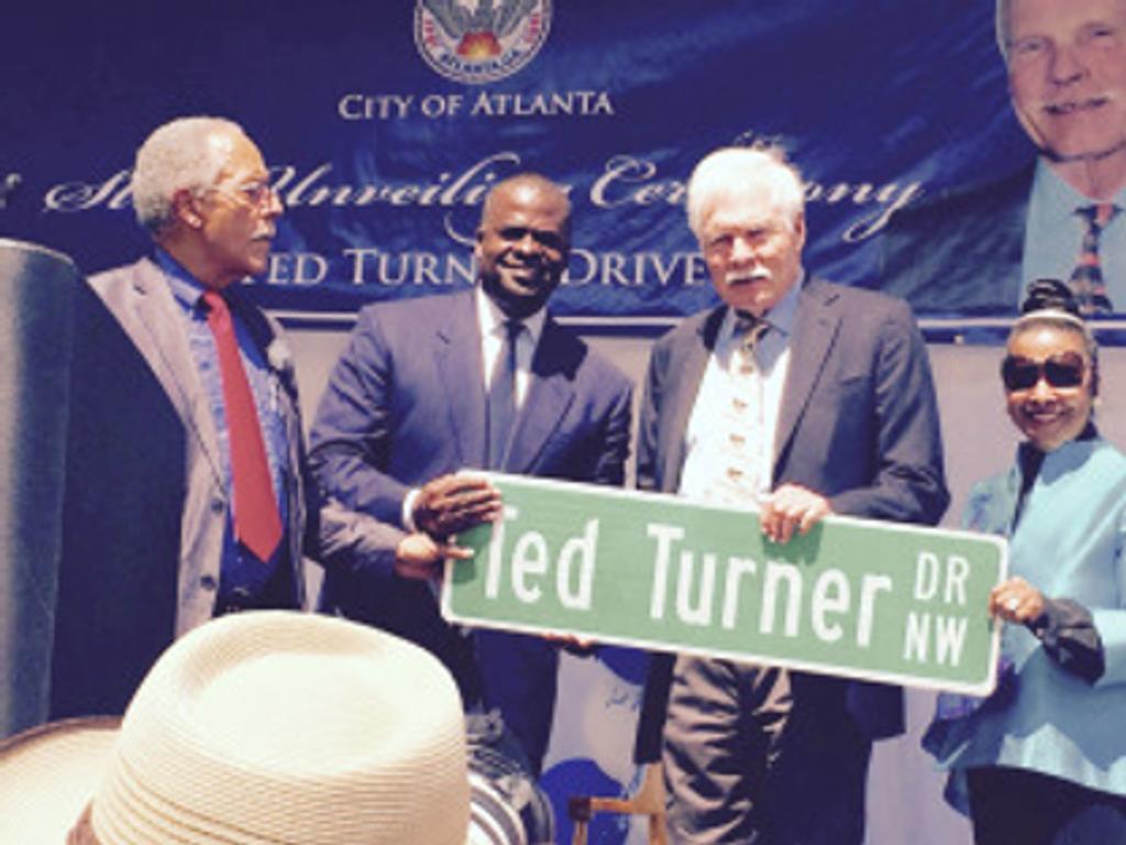 Ted Turner honored with his own street – Ted Turner Drive