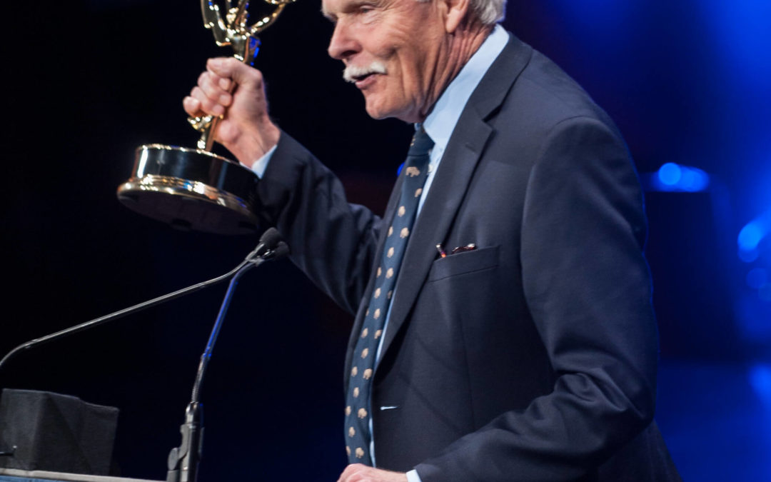 Receives Lifetime Achievement Award from the National Academy of Television Arts & Sciences at 35th Annual Sports Emmy® Awards
