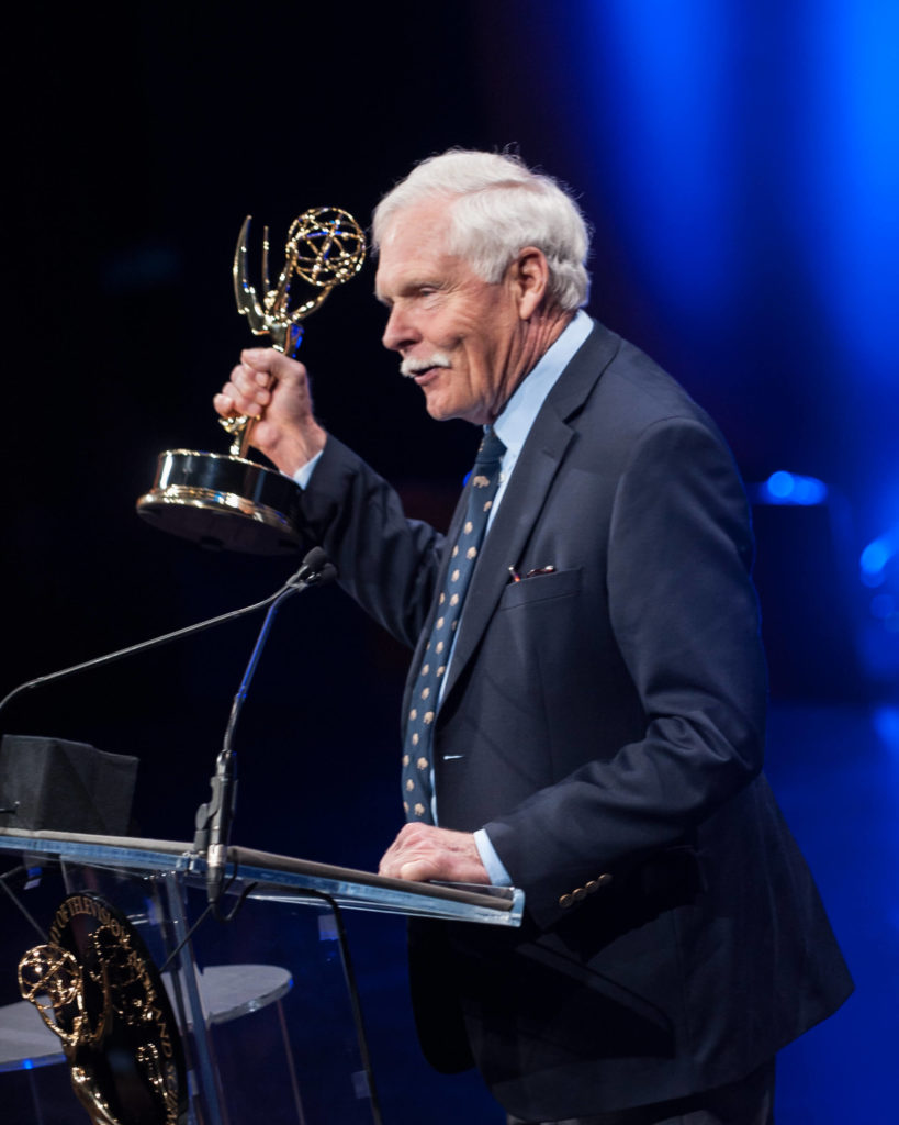 Receives Lifetime Achievement Award from the National Academy of Television Arts & Sciences at 35th Annual Sports Emmy® Awards