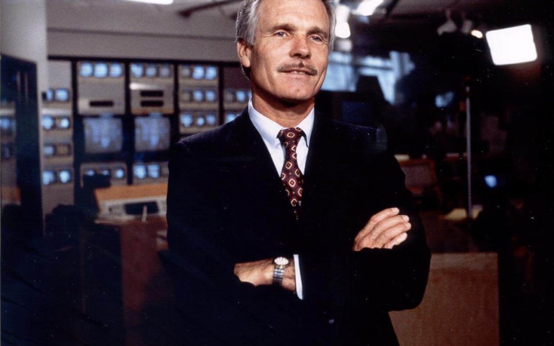 Officially launches CNN – June 1, 1980