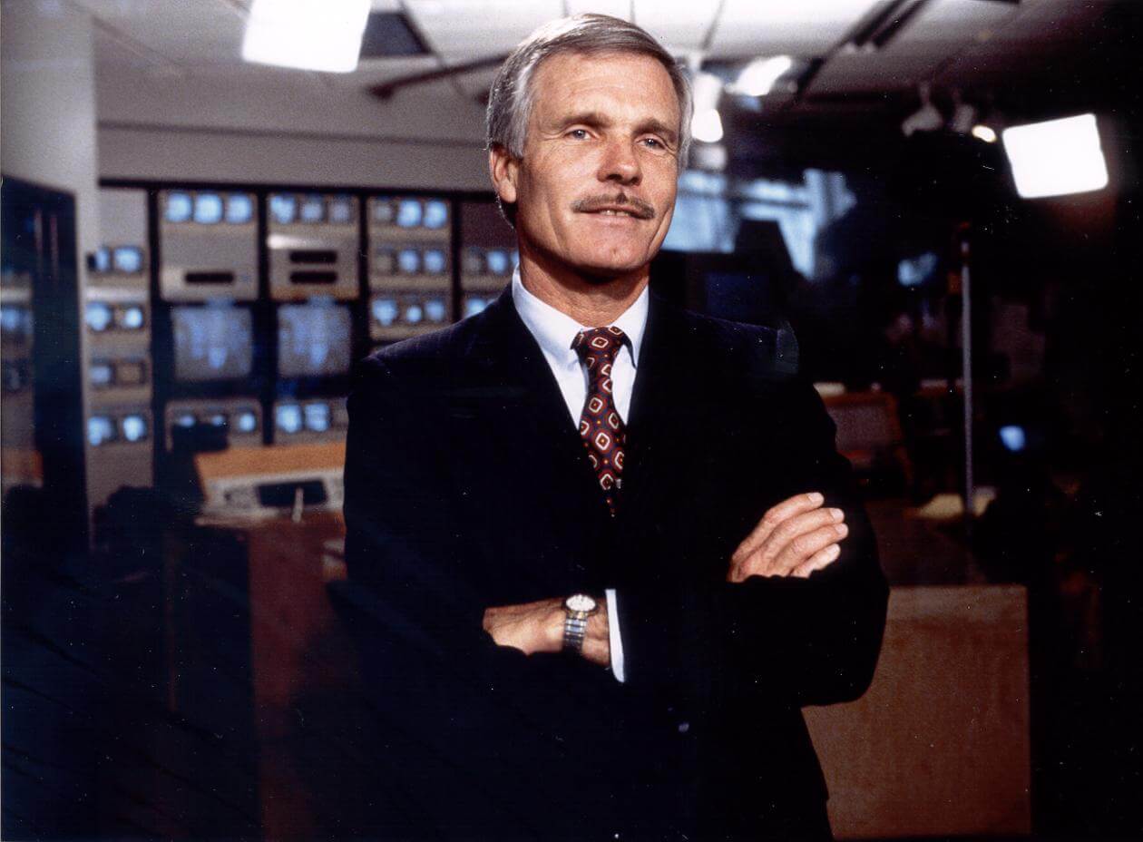 Officially launches CNN – June 1, 1980