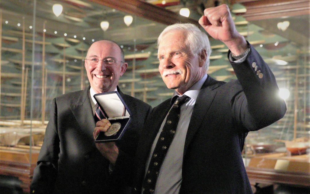 Ted Turner honored by New York Yacht Club