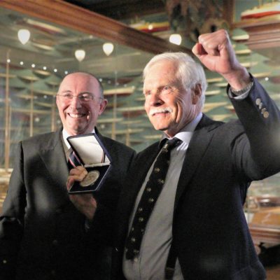 Ted Turner honored by New York Yacht Club