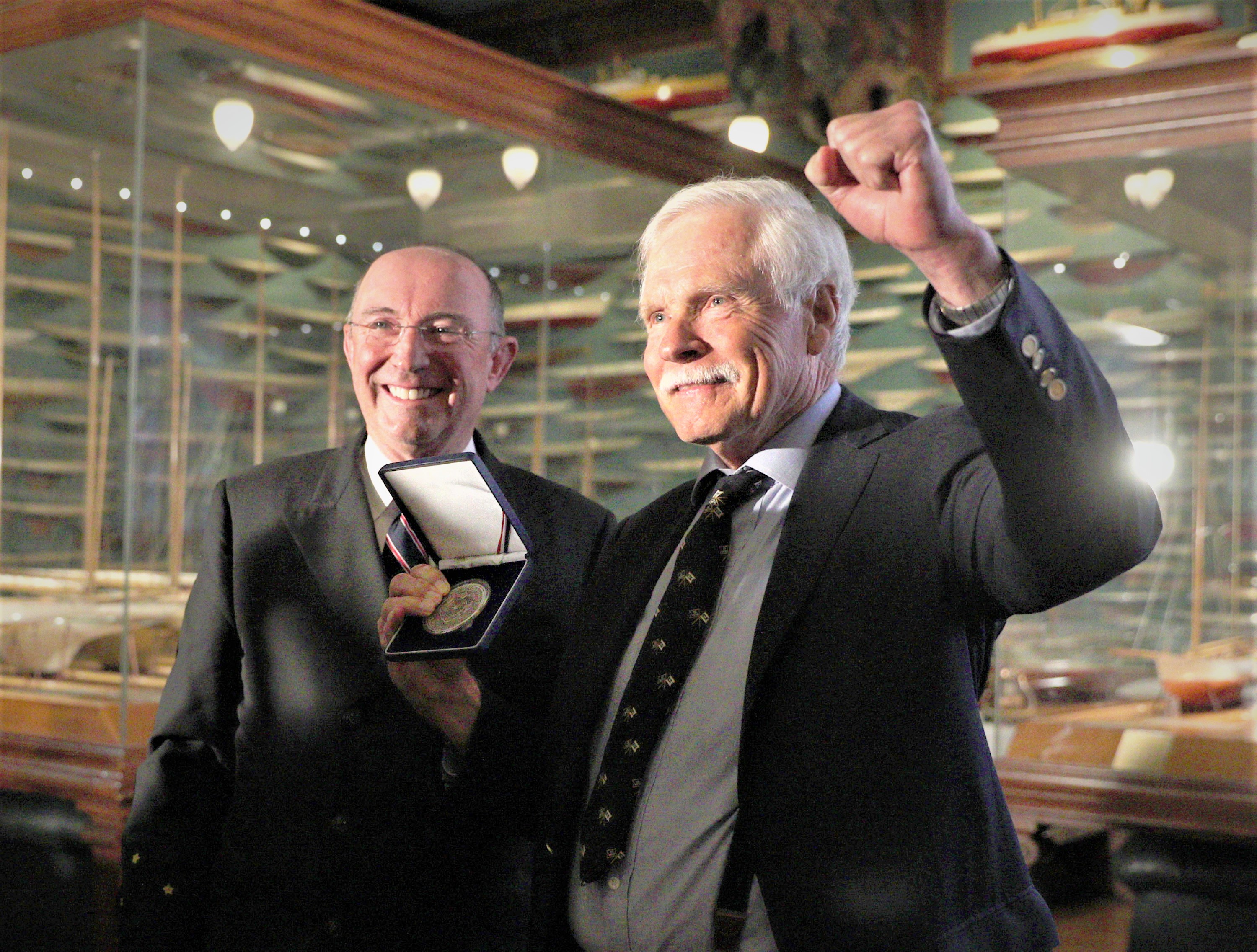 Ted Turner honored by New York Yacht Club
