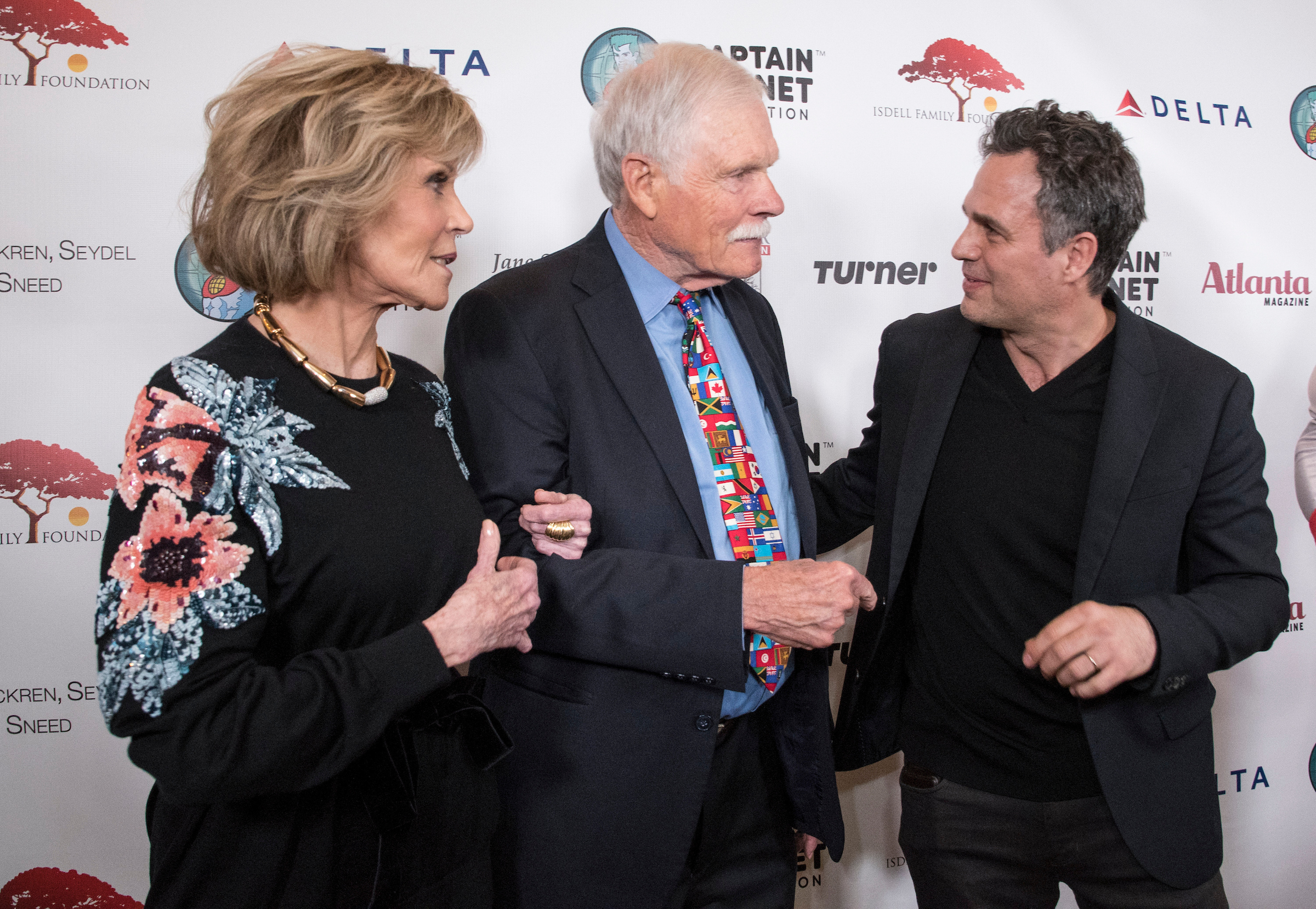 Ted Turner Rocks the Green Carpet