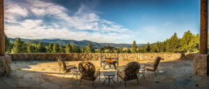 Costilla Lodge Patio View